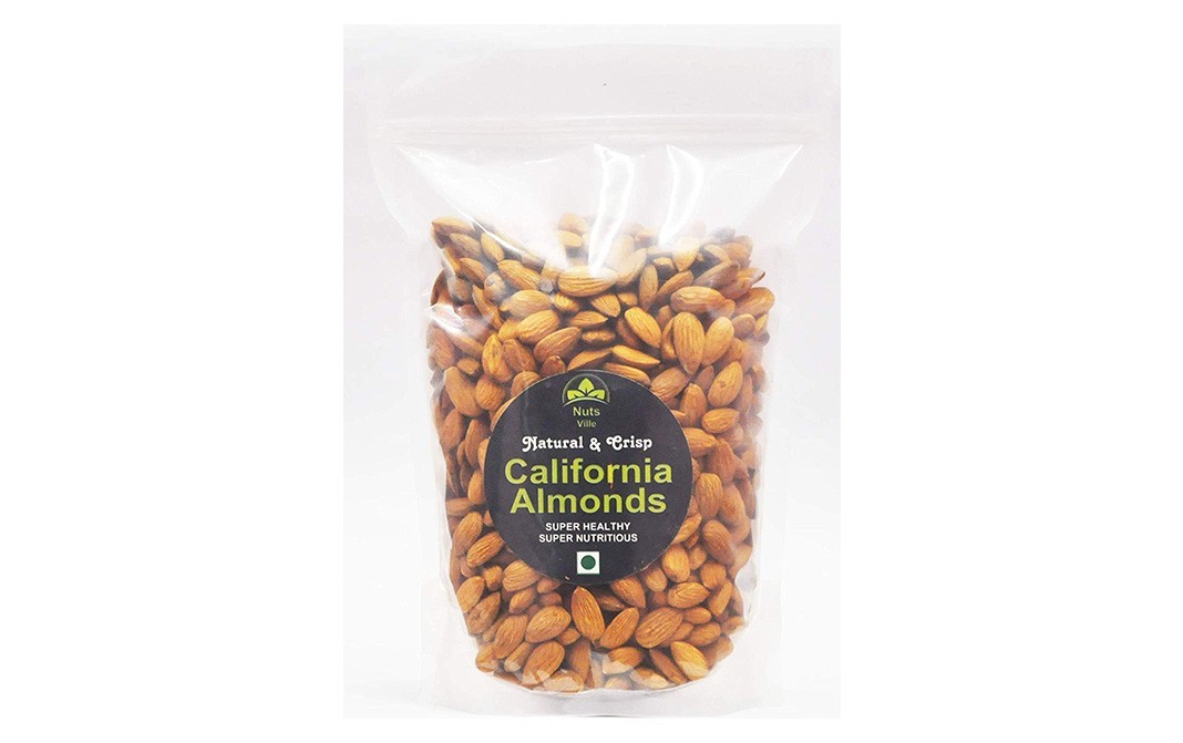 Nuts Ville Natural & Crisp California Almonds   Pack  400 grams